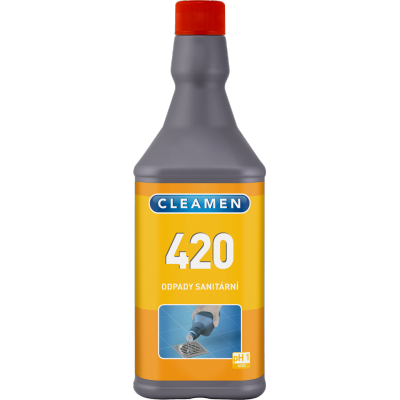 CN CLEAMEN 420 - udrażniacz odpływów sanitarnych - ścieki kwaśne - 1L - obrazek 2