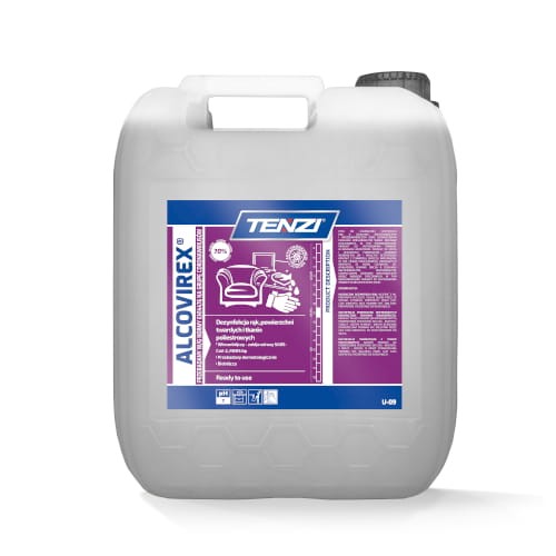 TENZI - ALCOVIREX - płyn do dezynfekcji rąk, narzędzi, powierzchni - 5L