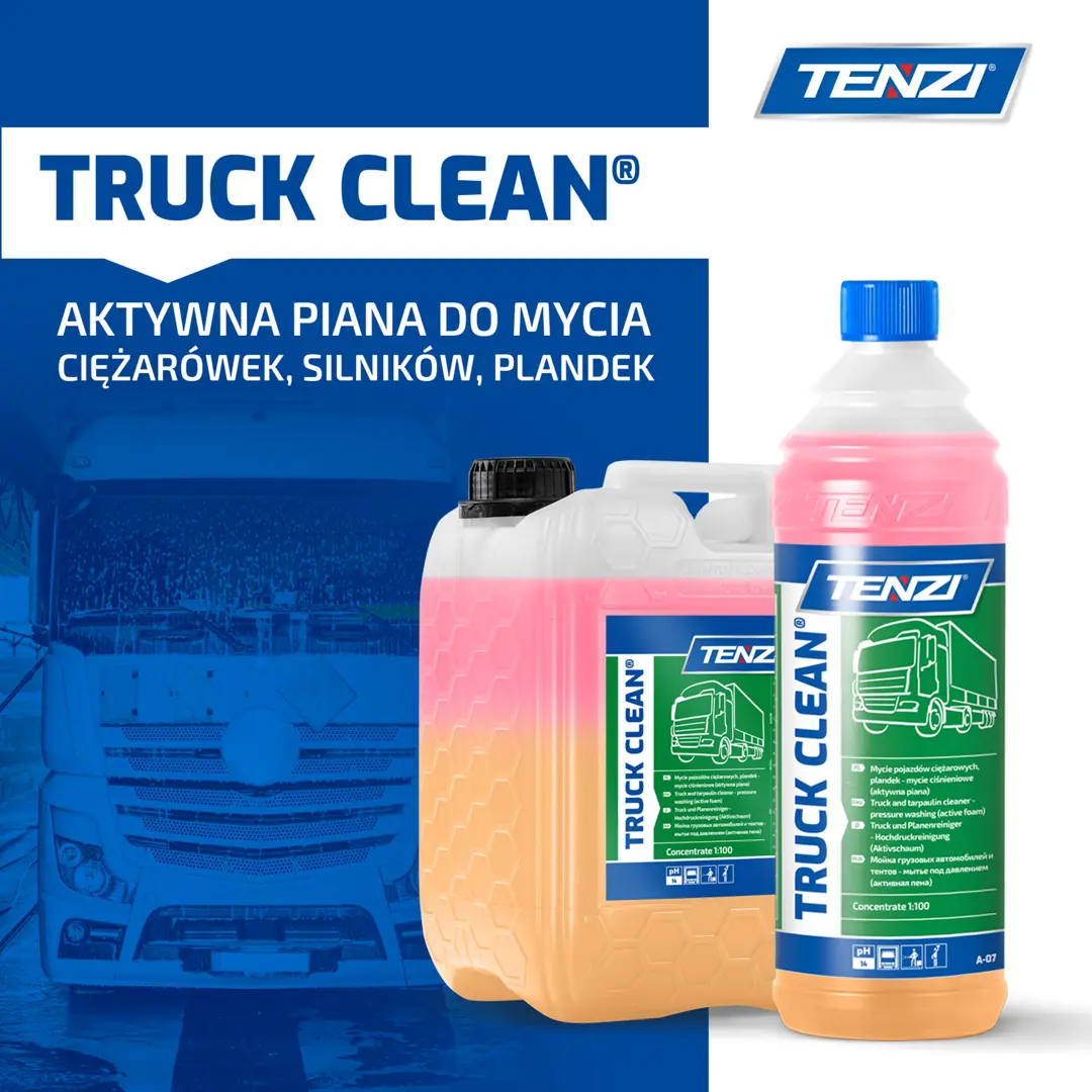 TENZI - Truck Clean - Środek w pianie do mycia pojazdów ciężarowych - 1L - obrazek 2