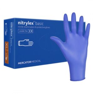 Rękawice nitrylowe rozmiar XL – 100 sztuk (różni producenci)