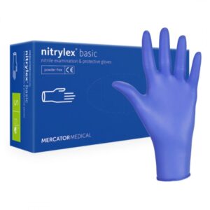 Rękawice nitrylowe rozmiar S – 100 sztuk (różni producenci)