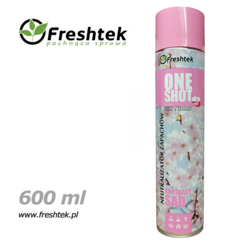 FRESHTEK – OneShot – Neutralizator zapachów – Kwitnący Sad – 600 ml