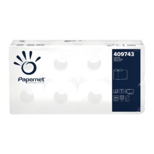 Papernet - Papier toaletowy 3-warstwowy / celuloza / biały (8 rolek)  409743