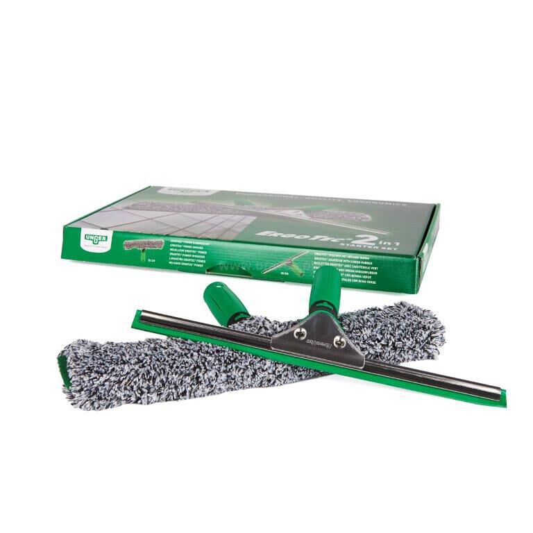 UNGER - Zestaw do mycia okien ErgoTec Power 2w1